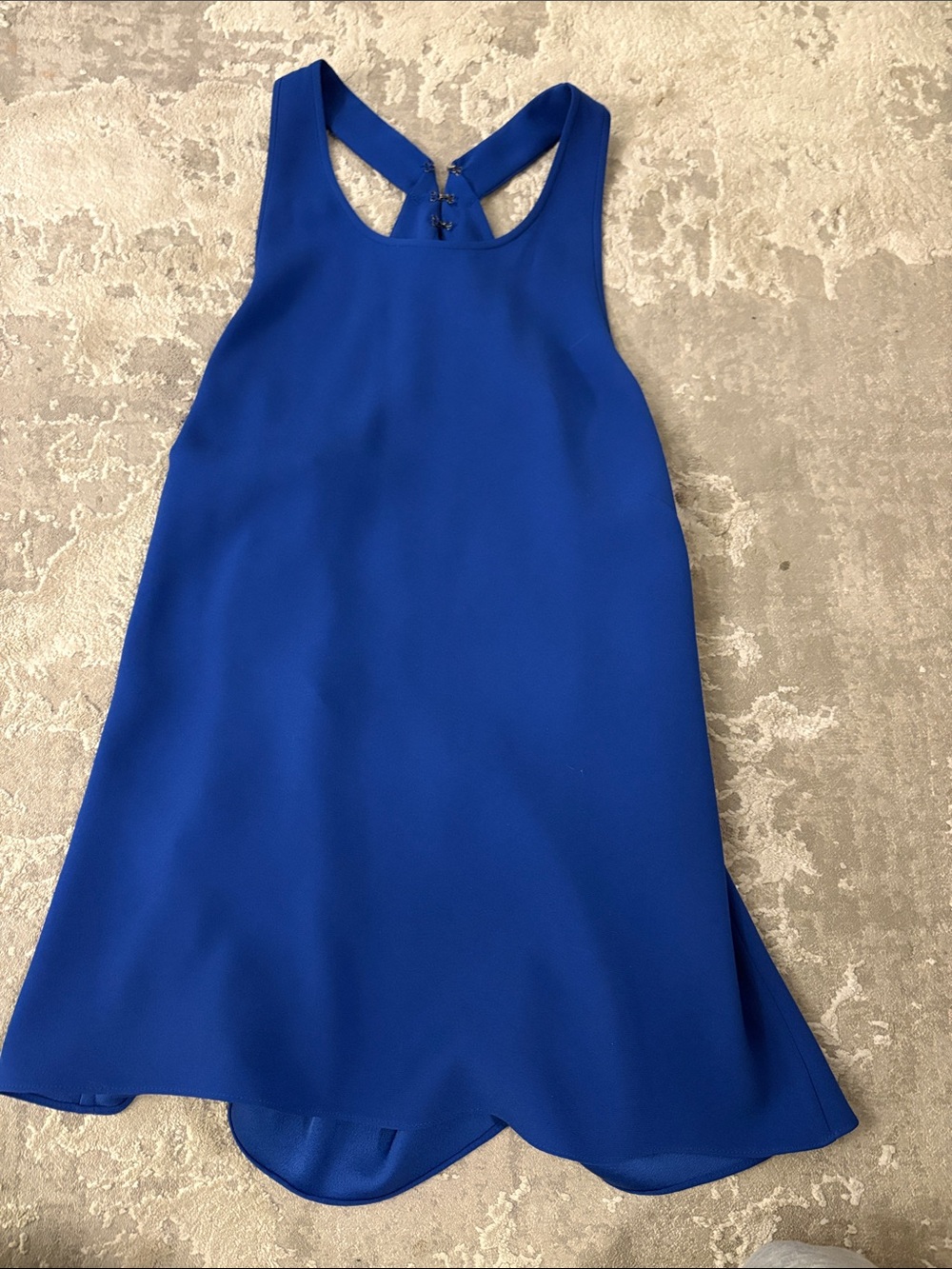 BCBGMaxAzria Royal Blue Racerback Blouse